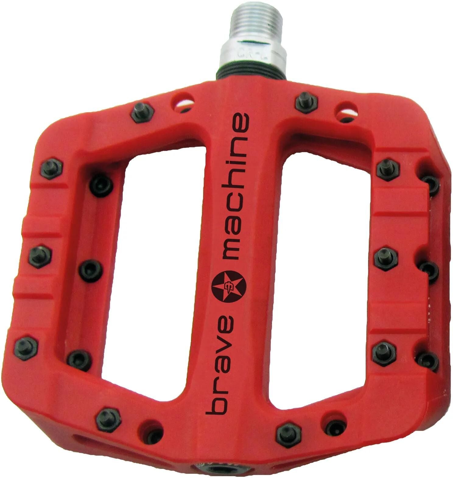 Brave pedal dirt light platform pedal dirt light red