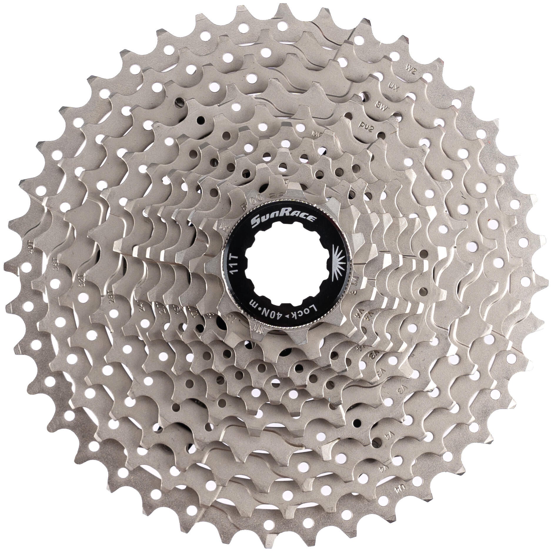 SunRace csms8 cassette 11 speed 11-40t. zilver in box