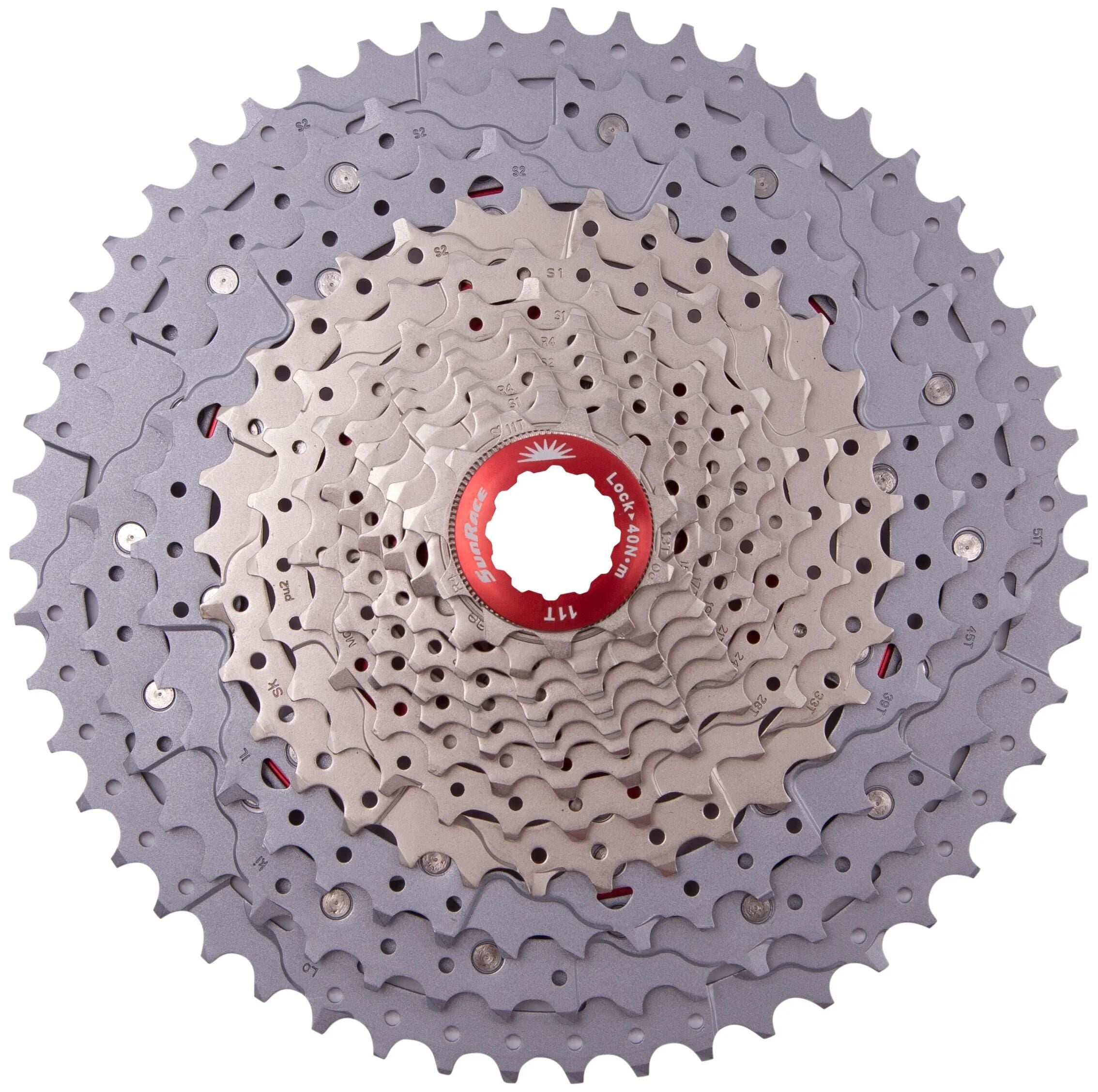 SunRace Cassette 12V 11-51T metallic