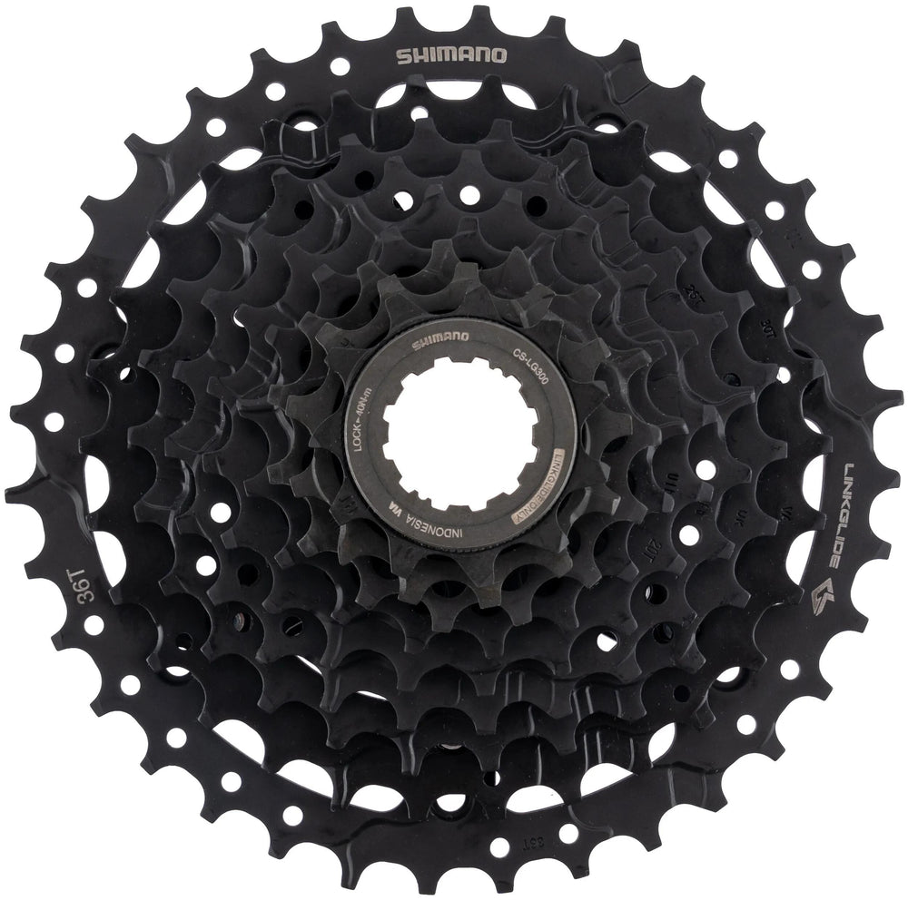 Shimano cassettekeuen 9v 11-36t cs-lg300 zwart oem