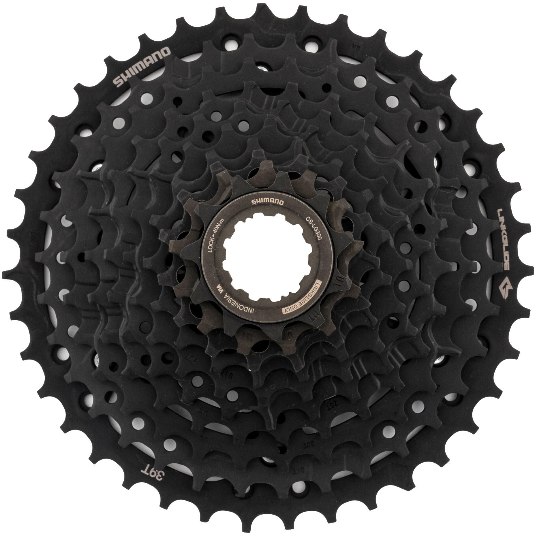 Shimano cassette cues 10v 11-39t cs-lg300 zwart