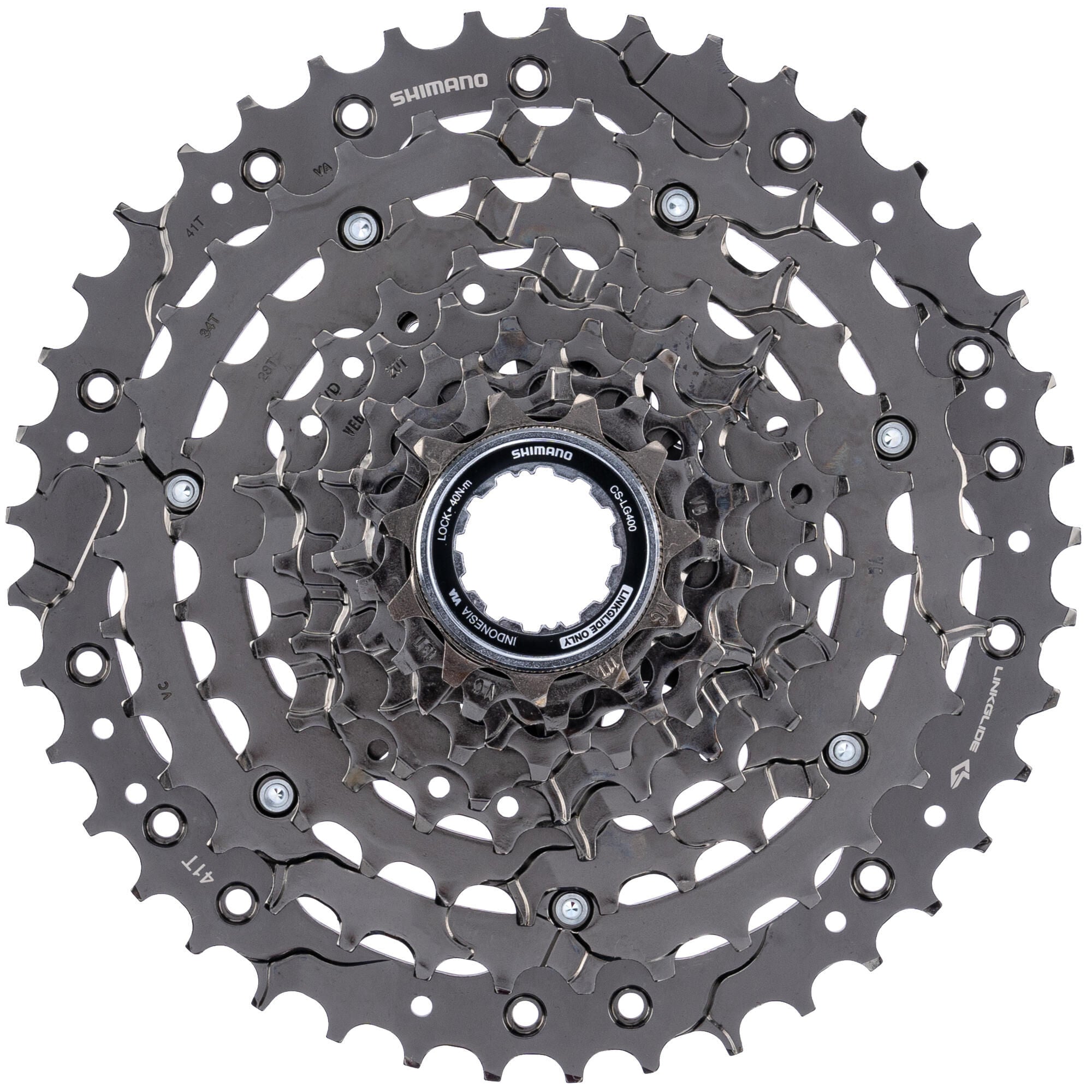 Shimano cassette cs-lg 400 shim.cassette lg400 9f 11-41z f.hg-m