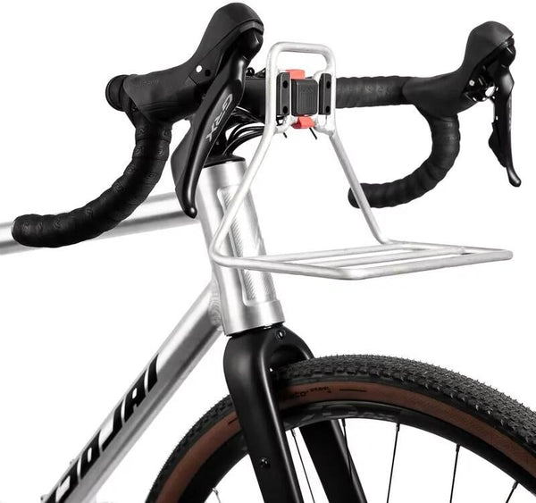 Fahrer gepäckträger tour rack rider front-paired carrie r tour rack silver