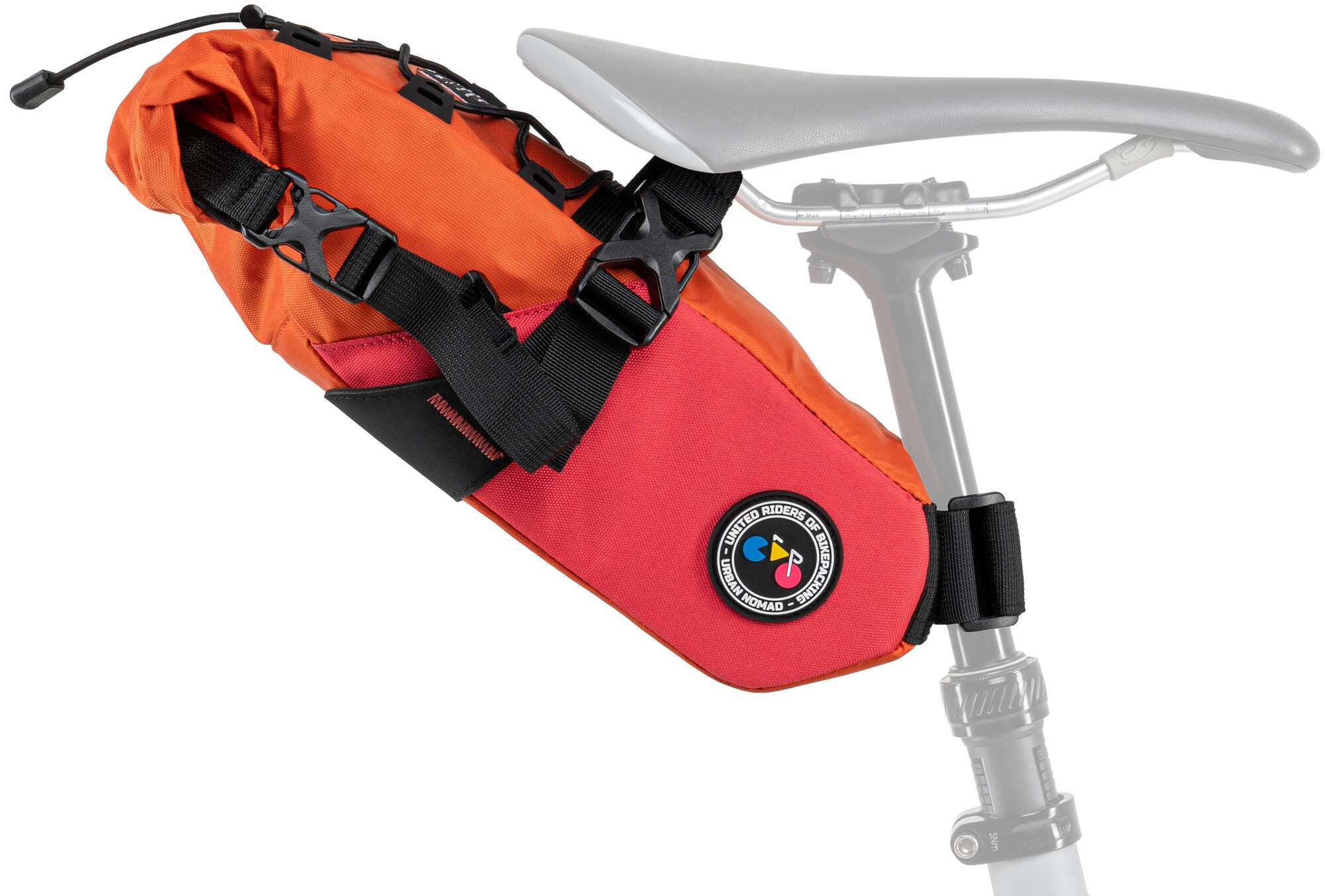 Contec zadeltas urban nomad rail 5.8 ct saddle bag urban nomad rail 5.8 orange