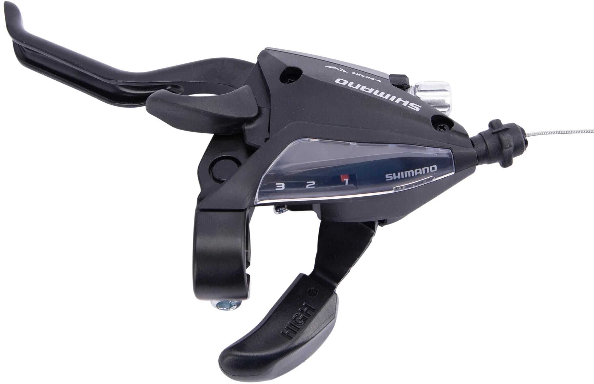 Shifter avec levier de frein 3 vitesses Shimano ST-EF500 gauche - 2 doigts - noir