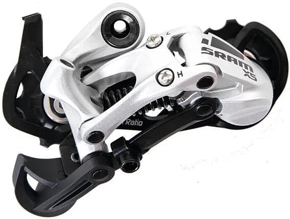 Sram achterderailleur x5 rear derail. x5 9-sp med.cage sil.