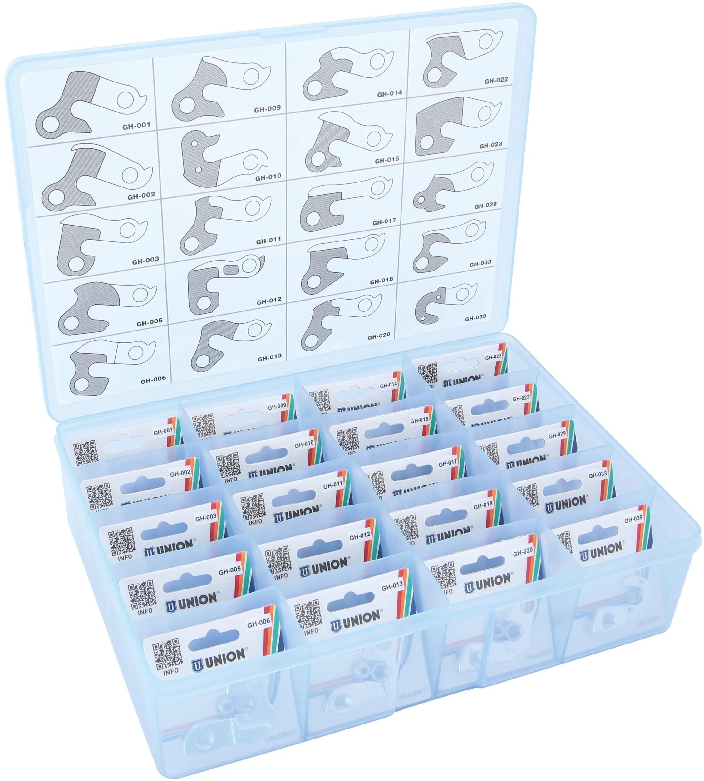 Marwi Assortimentsbox derailleurpadjes top 20