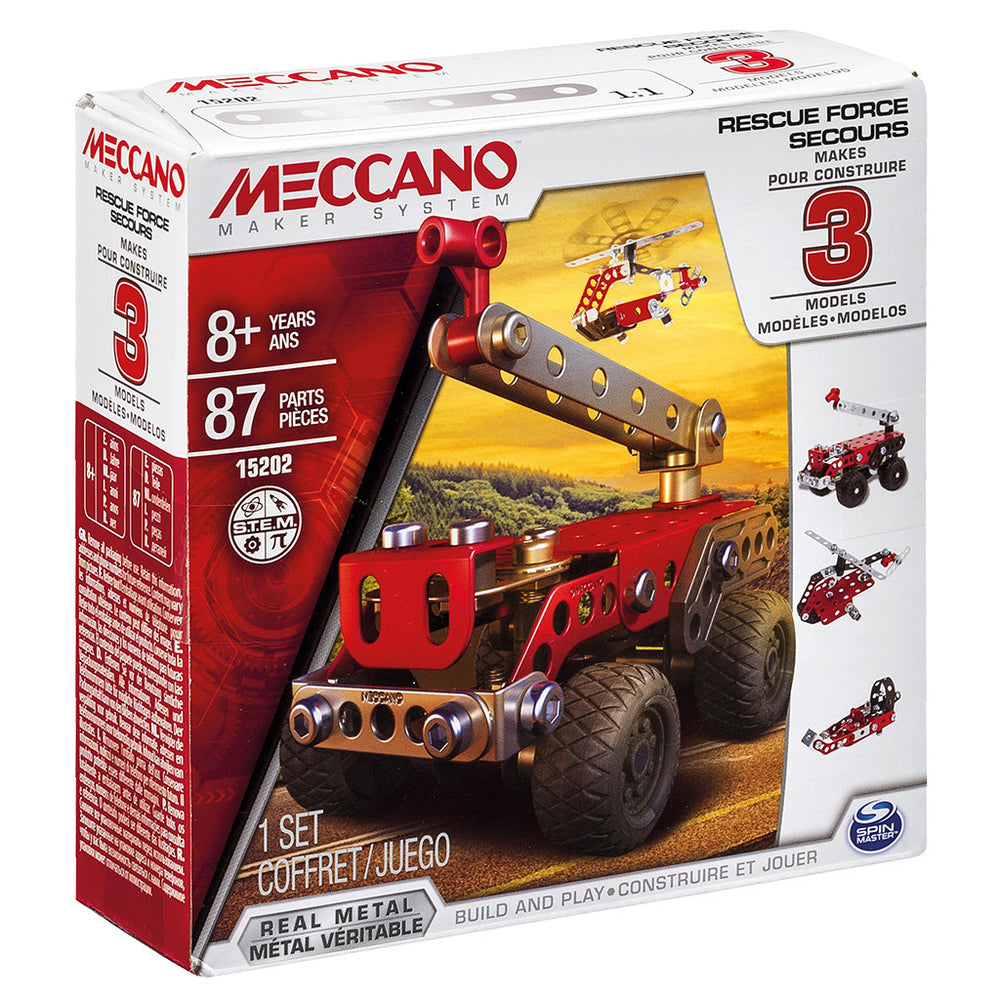 Meccano Meccano Multibrandweerwagen 3in1