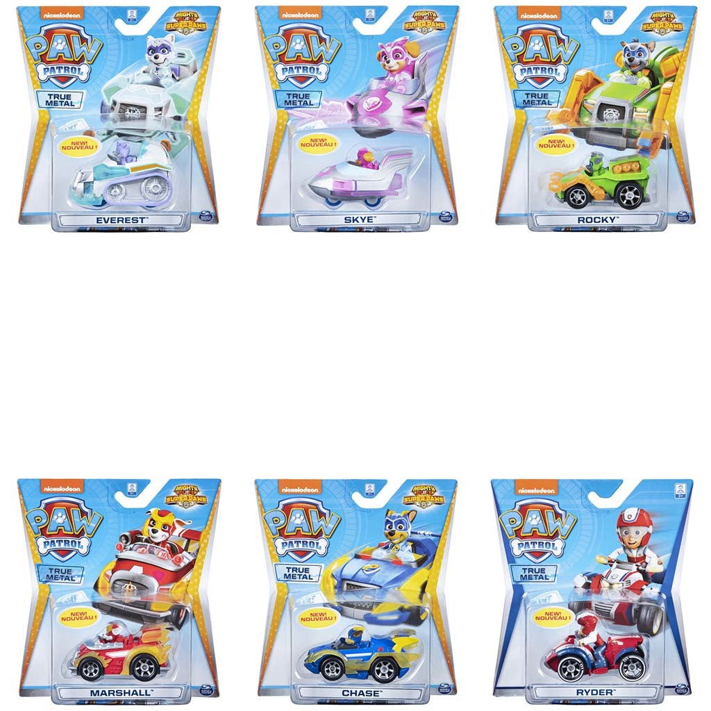 Paw Patrol gegoten voertuig met pup