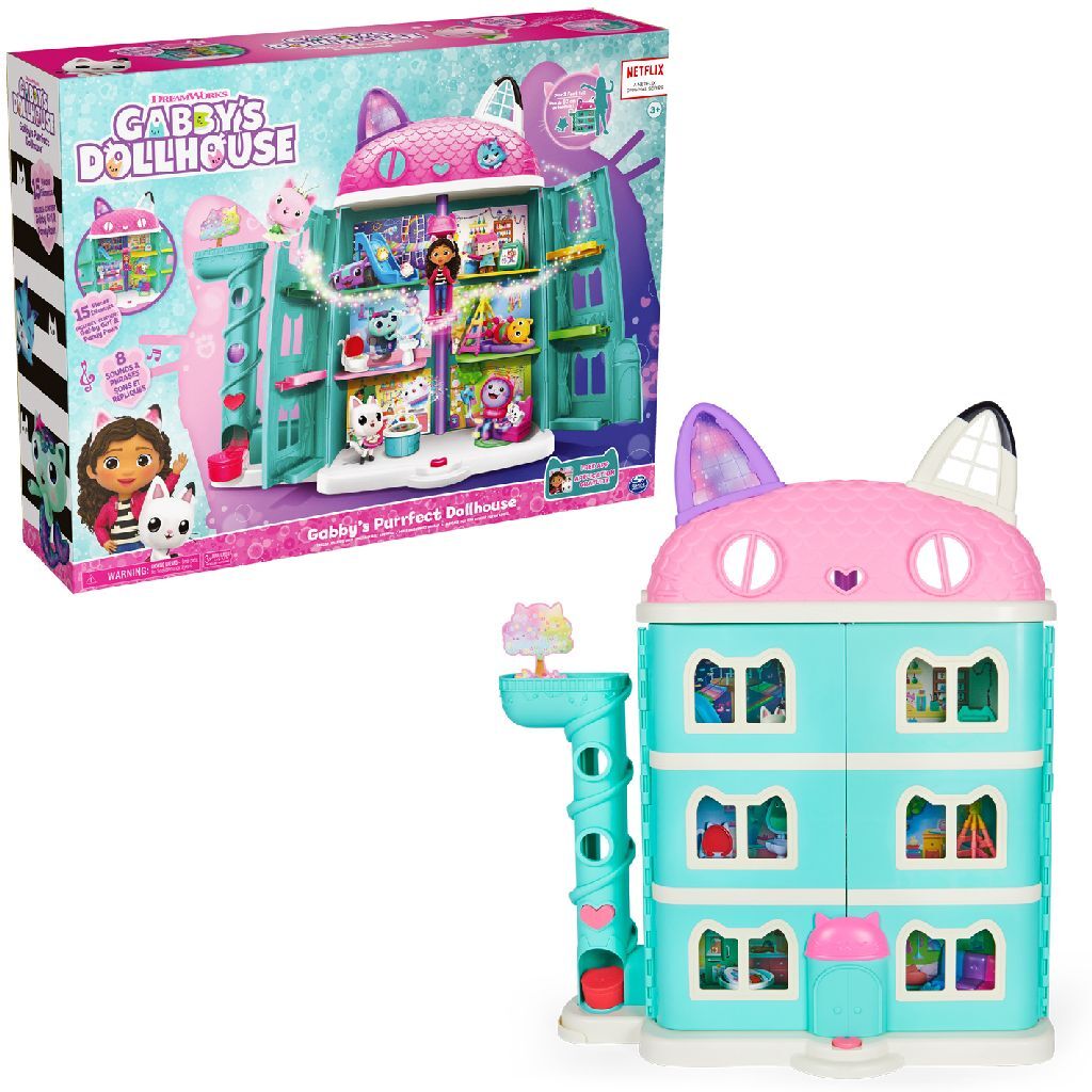 Gabby's poppenhuis Gabby #039;s Purrfect poppenhuis + geluid