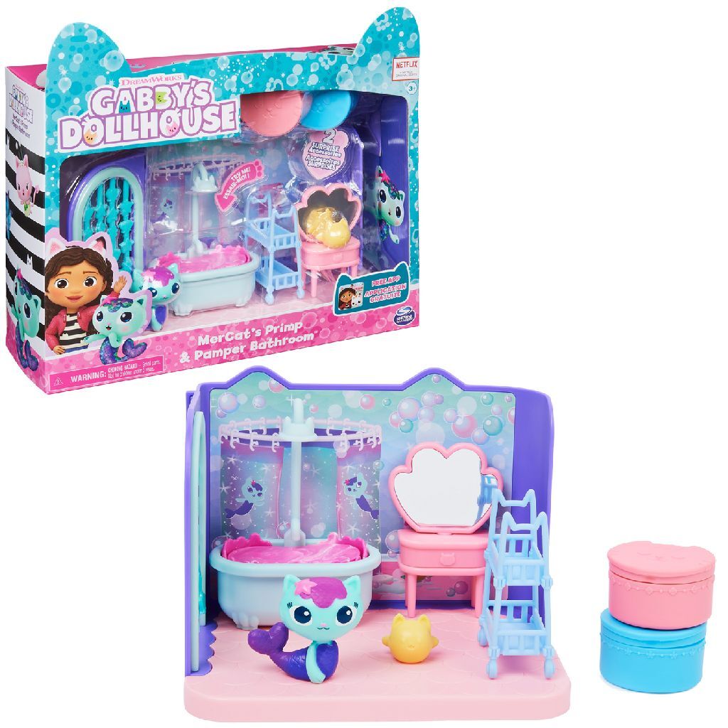 Spinmaster Gabby's poppenhuis - primp en verwenbadkamer