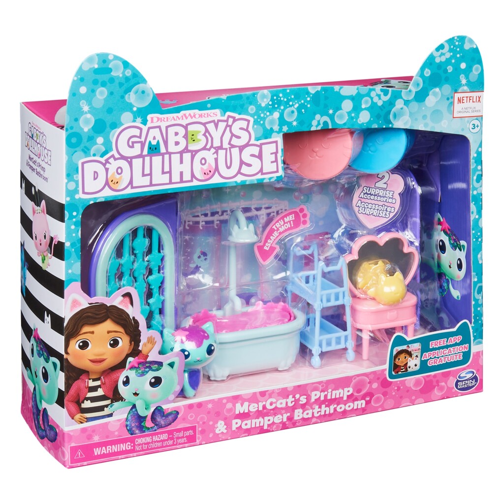 Spinmaster Gabby's poppenhuis - primp en verwenbadkamer