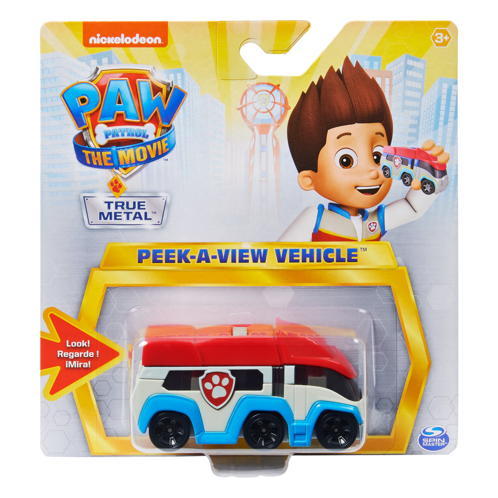Paw Patrol de film true metal peek view voeruig