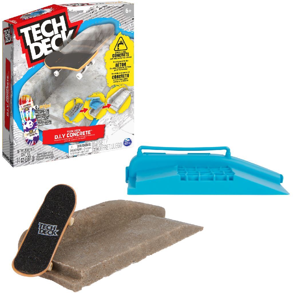 Tech deck diy beton + plaat