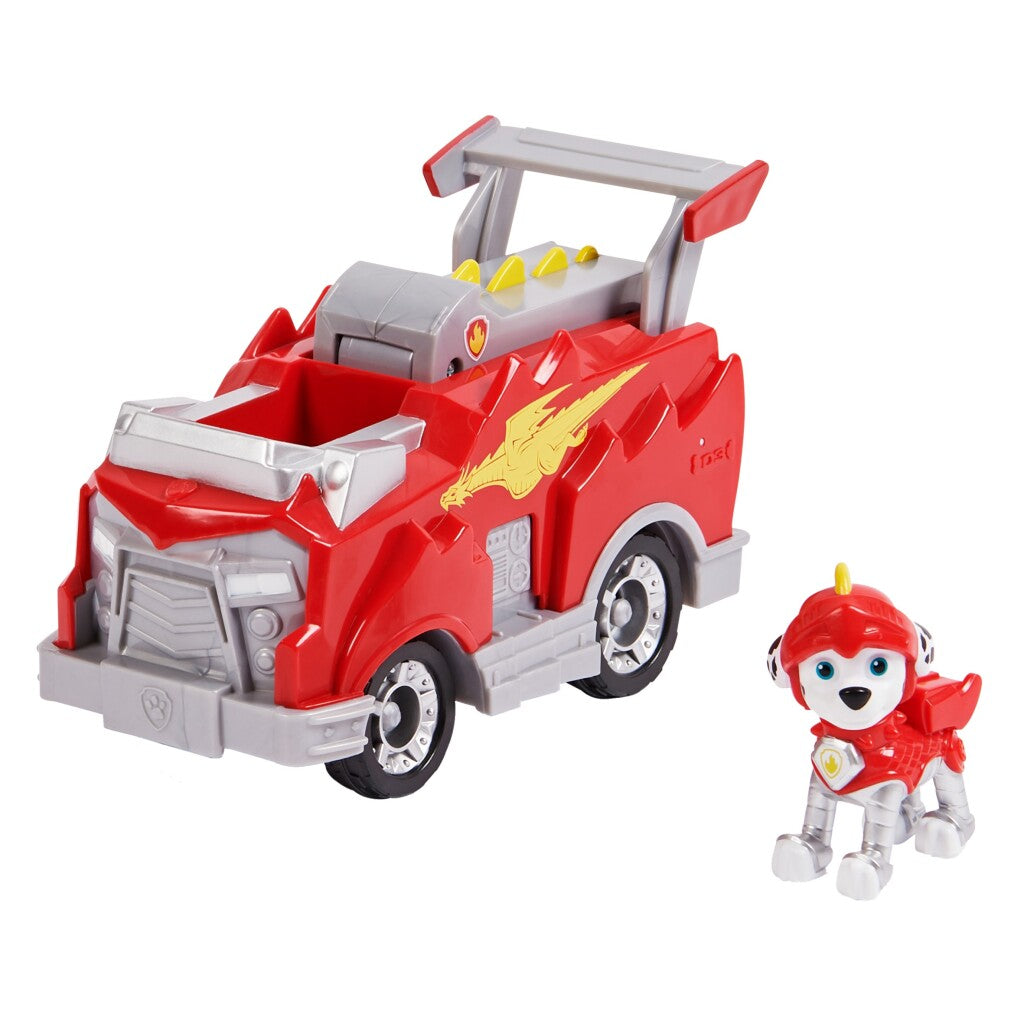 Paw Patrol Rescue Knights Marshall + luxe voertuig
