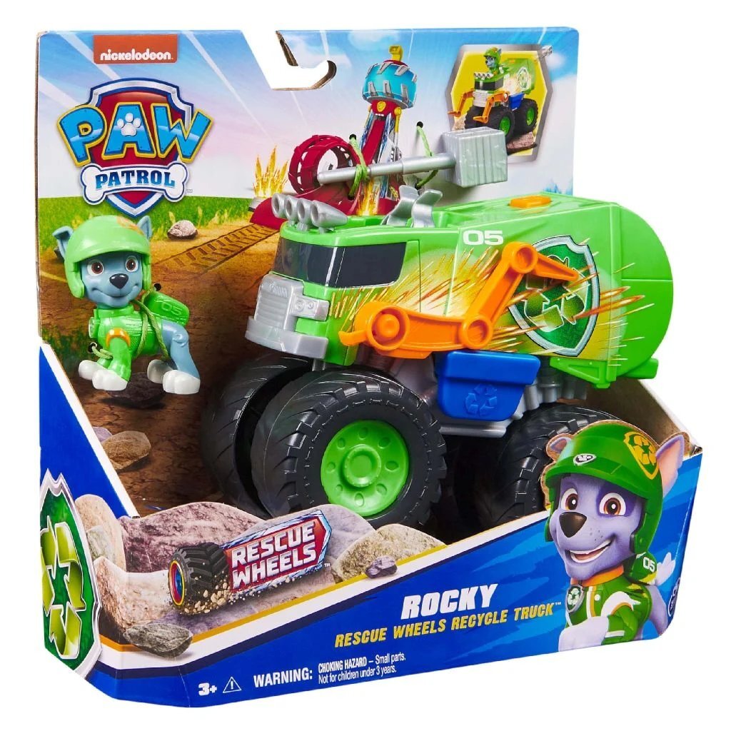 Paw Patrol reddingswielen rotsachtig