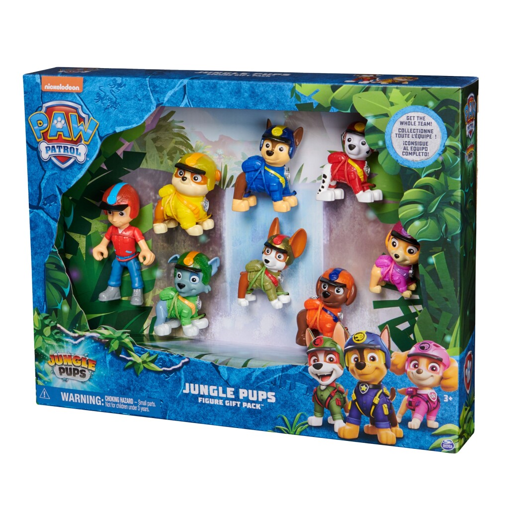 Spinmaster pootpatrouille jungle pups figuren 8-delig