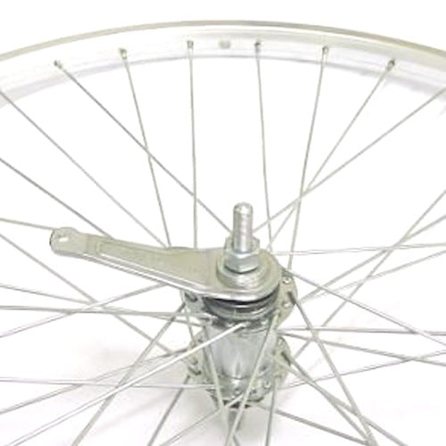 Achterwiel 26 x 1.75 1.95 met favoriet remnaaf zac 19 velg - zilver