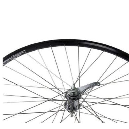 Achterwiel 28 sp. alu spaak 13 zwart basic vent remnaaf
