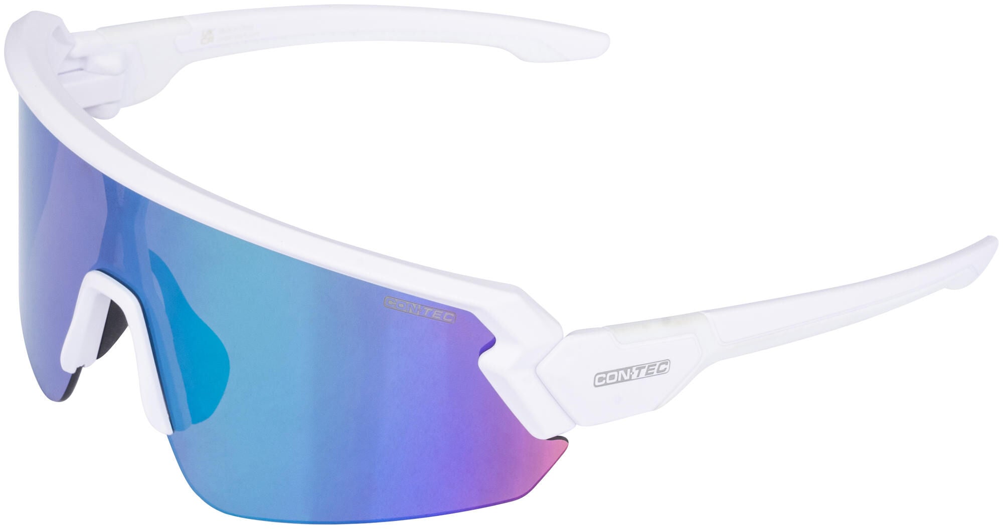 Contec sportbril rush revo ct glasses rush matt polar white cypher green
