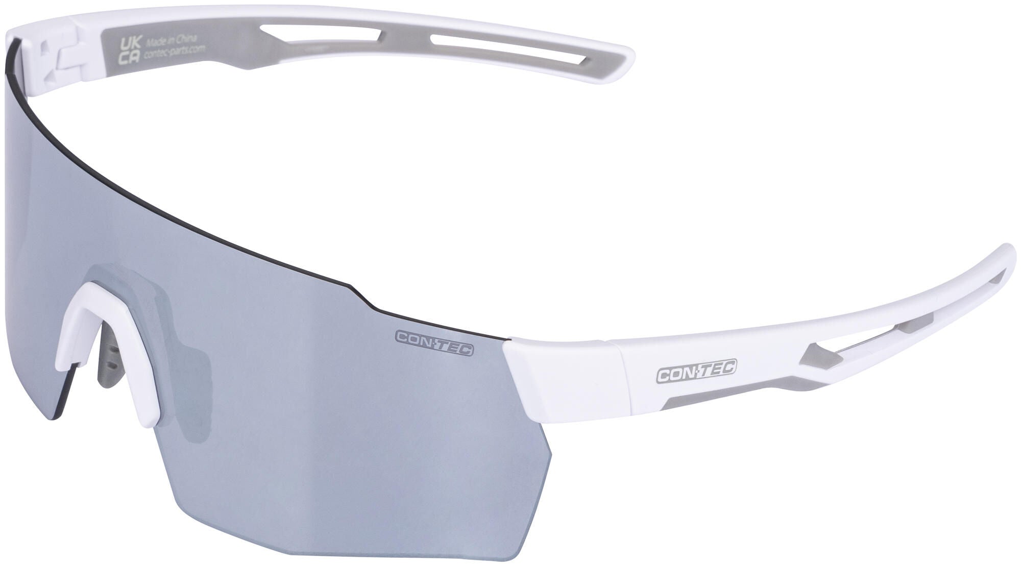 Contec sportbril pulse revo ct glasses pulse matt polar white grey
