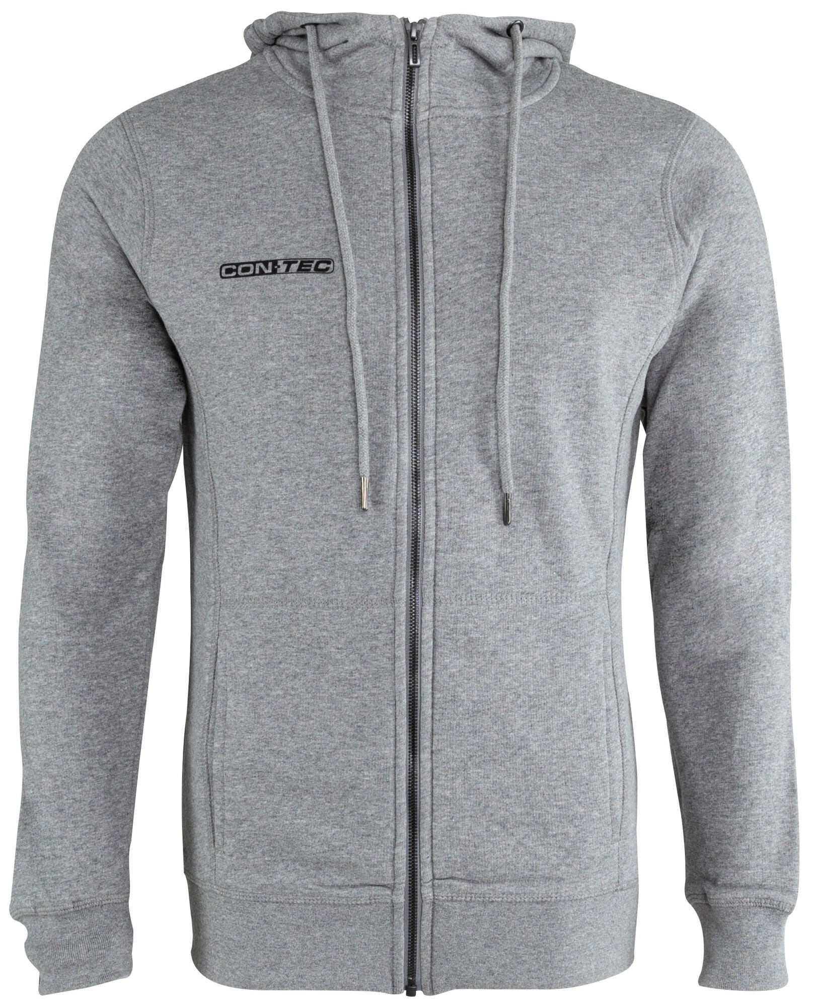 Contec sweatjack met capuchon zip bright ct zip hoodie zip bright size, xxl light grey