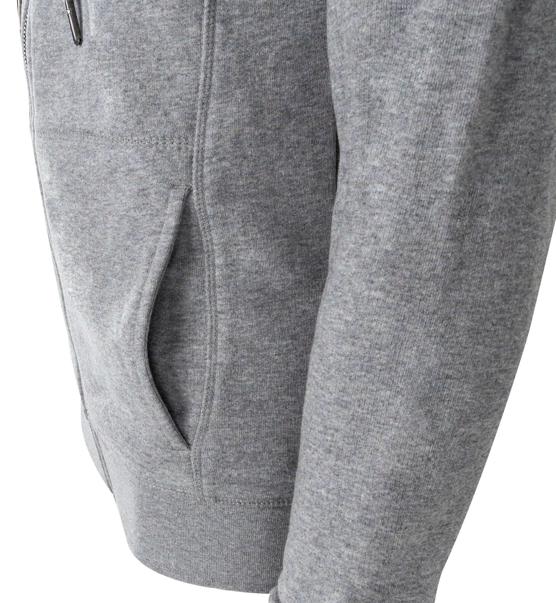 Contec sweatjack met capuchon zip bright ct zip hoodie zip bright size, xl light grey