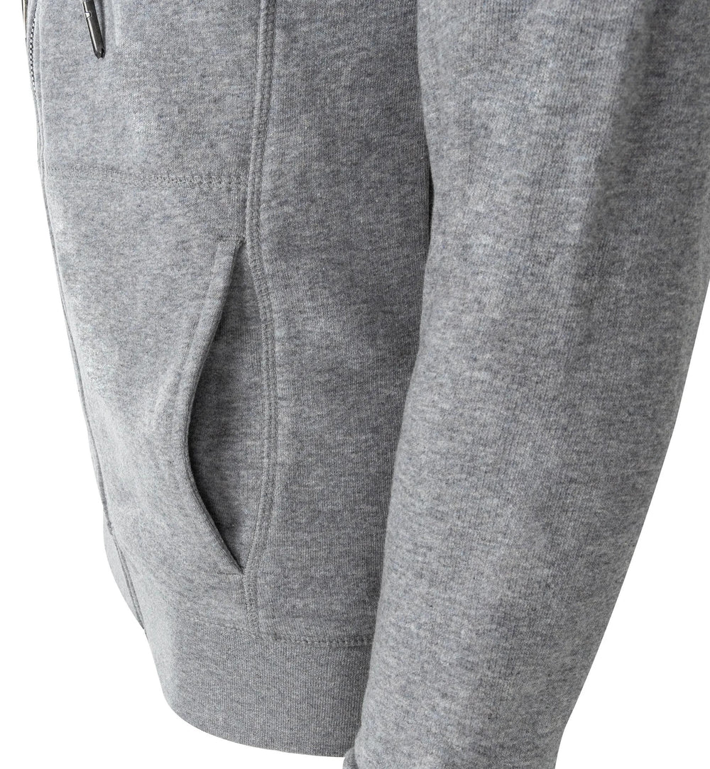 Contec sweat-jas met capuchon bright ct zip hoodie zip bright size, xxl light grey