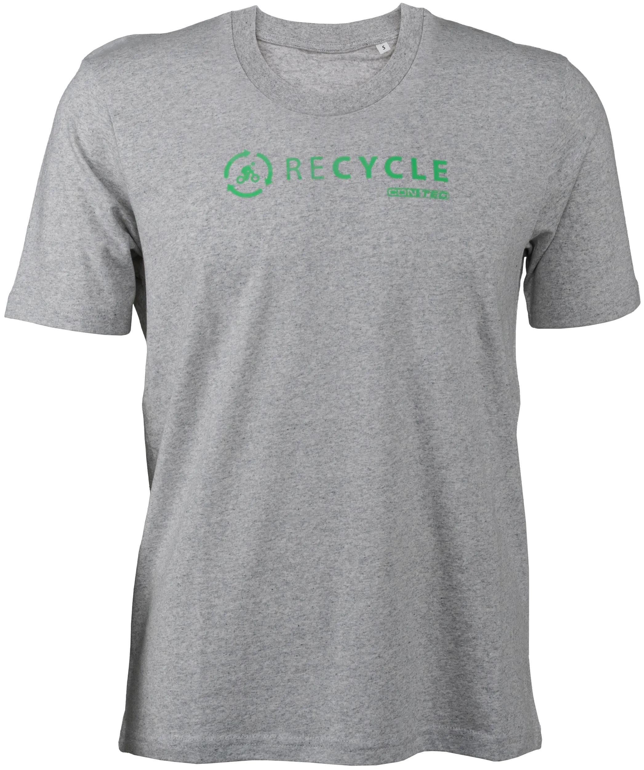 Contec t-shirt re.cycle ct t-shirts re.cycle gray gr. s