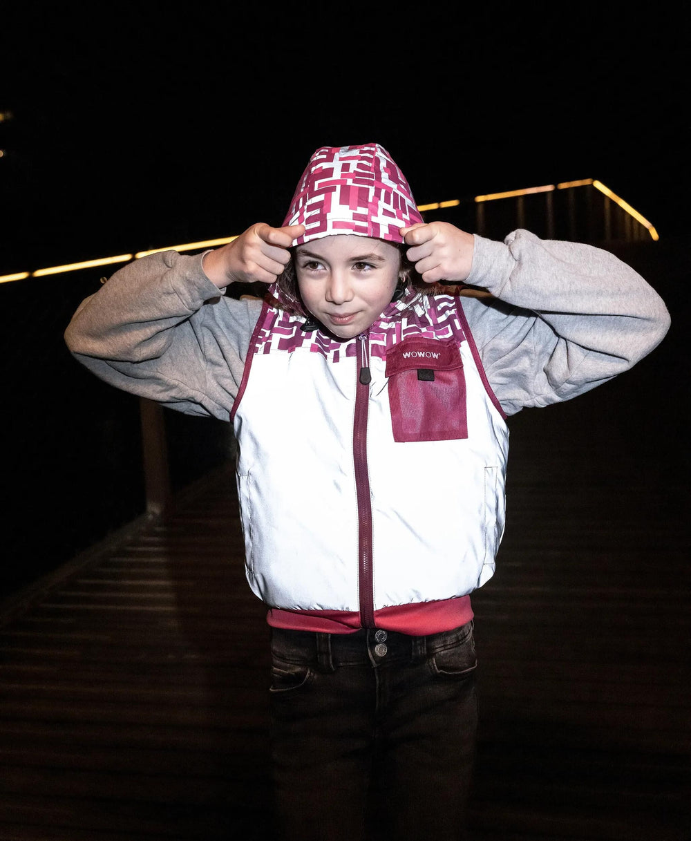 Wowow weste yoho jacket pink fr reflective children yoho pink gr.xl
