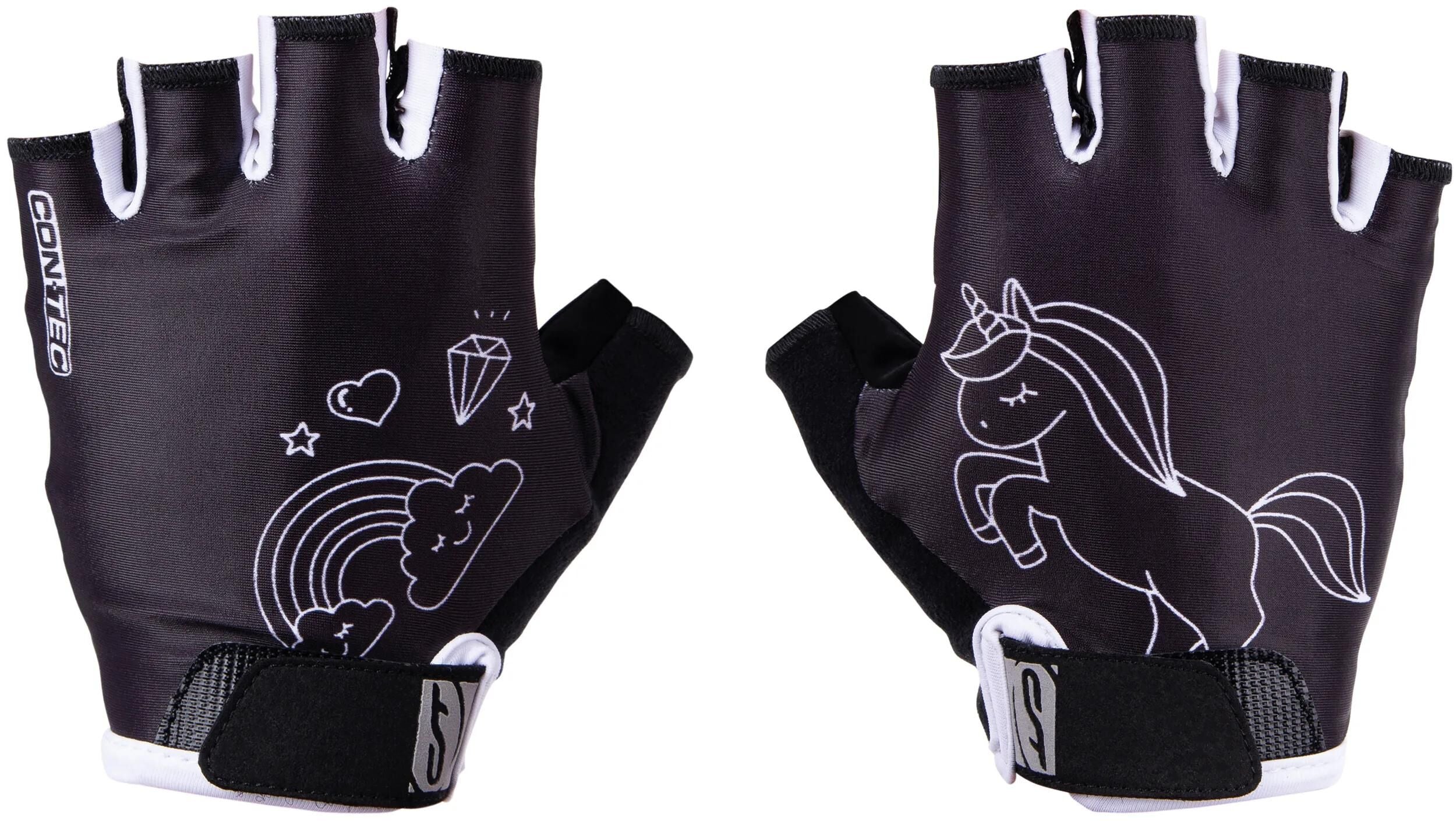 Contec kinderhandschuh unicorn ct glove unicorn black white - s