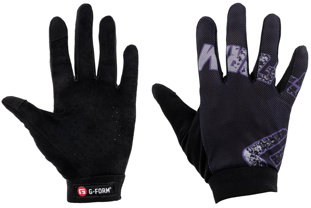 G-form handschuh tempo youth glove tempo youth size l xl black purple