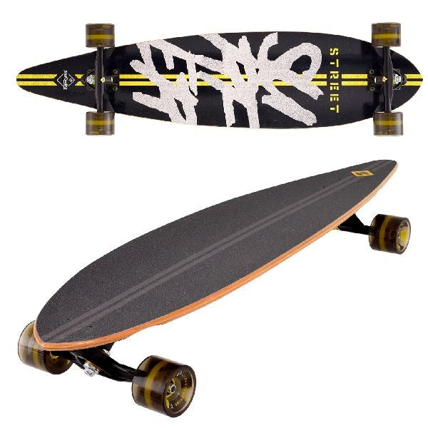 Straat surfen pintail road line skateboard