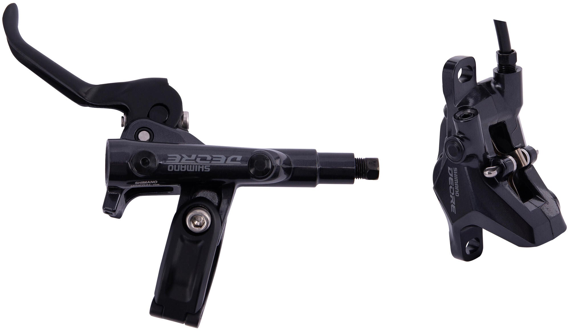 Shimano schijfrem deore br-m6100 und bl-m6100 disc brake shim.deore fr.1000mm met.pads g04s