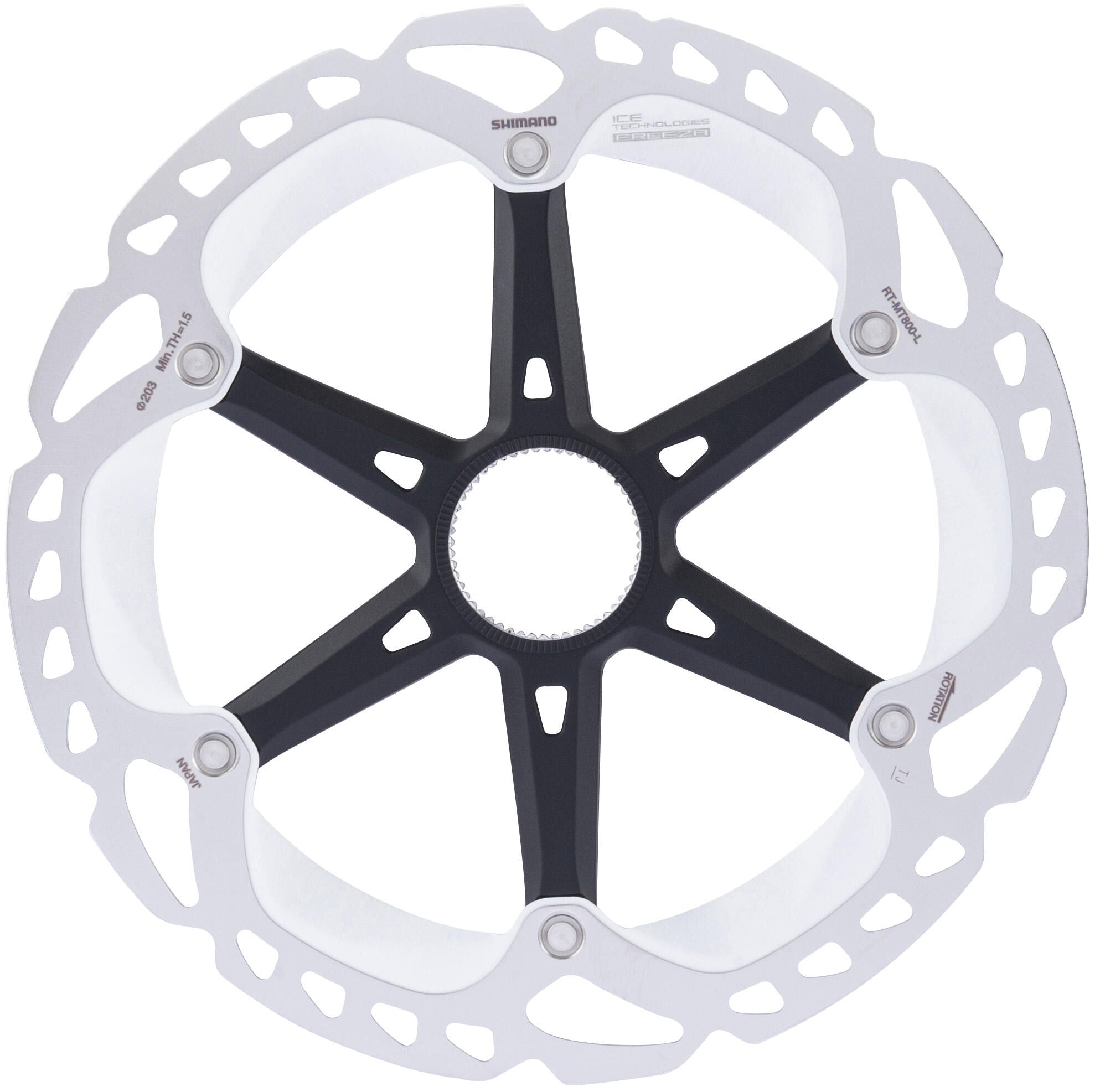 Shimano remschijf rt-mt800 rotor shim.rt-mt800 203mm cl