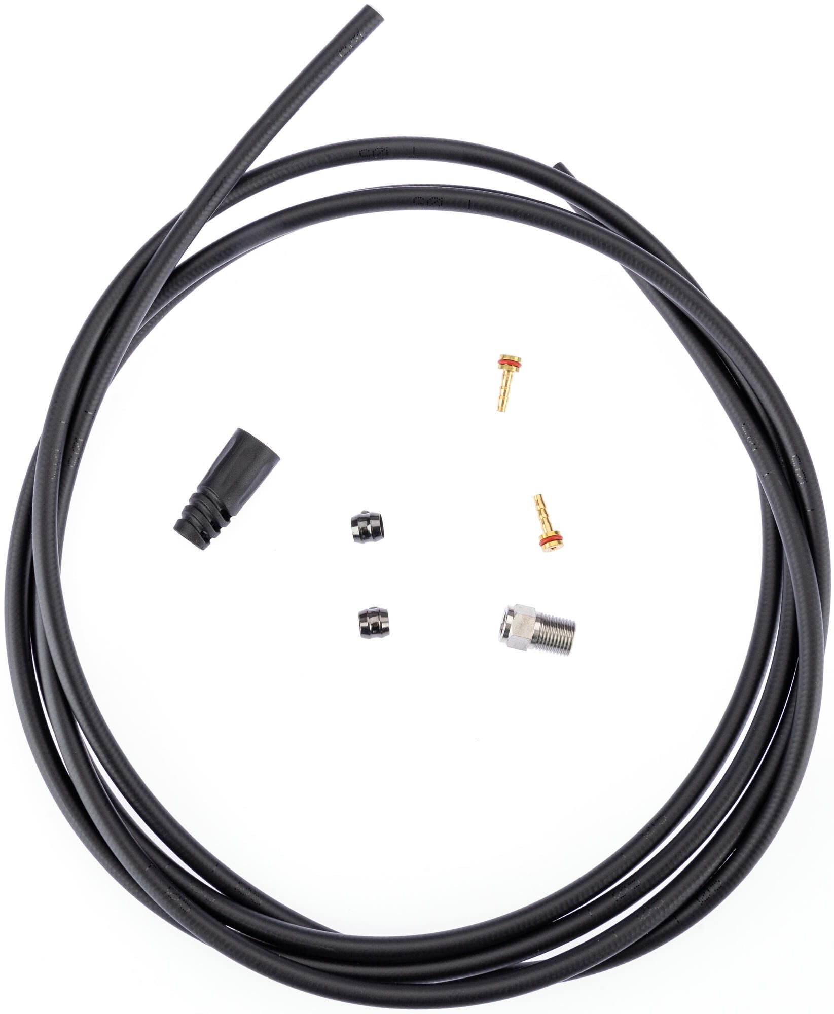 Conduite de frein hydraulique Tektro + banjo ø5,0x2000mm noir