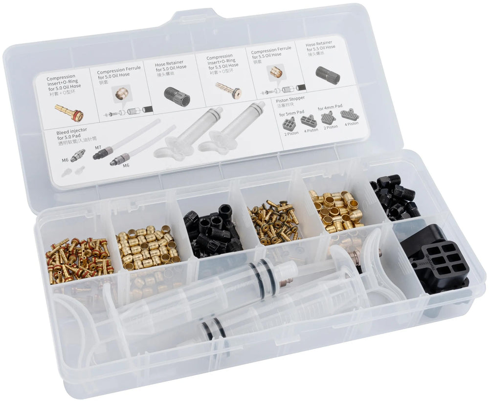 schijfrem servicekit voor 5.0 5.5 mm remleidingen