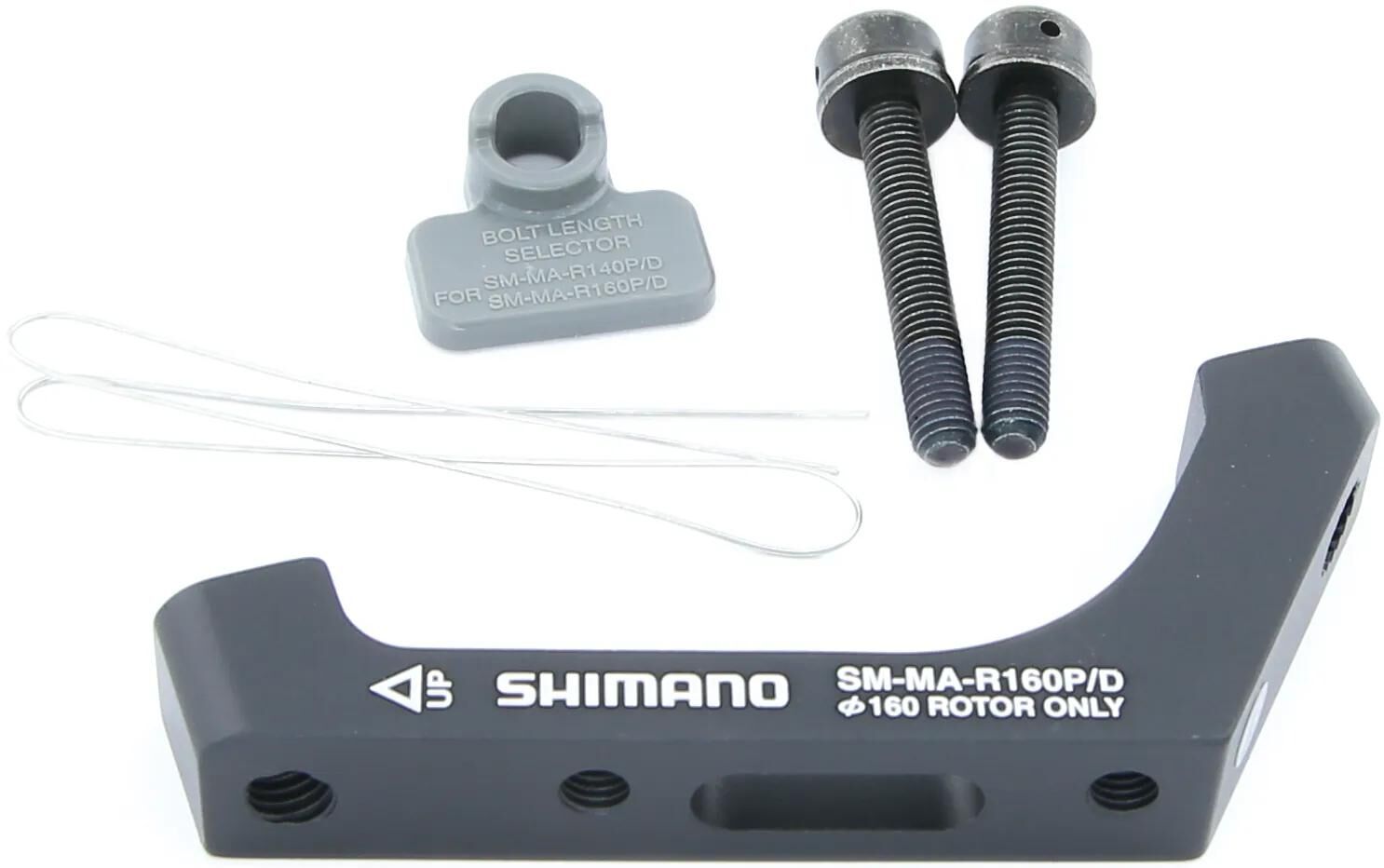 Shimano sm-ma-r160p d post-mount to flat-mount adapter for rear 160mm rotor