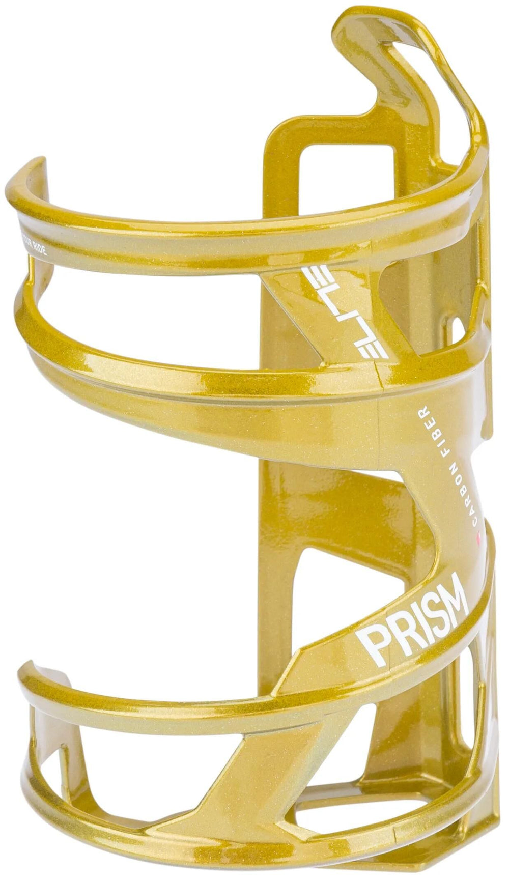 Elite trinkflaschenhalter prism carbon bottle cage prism carbon right gold metal