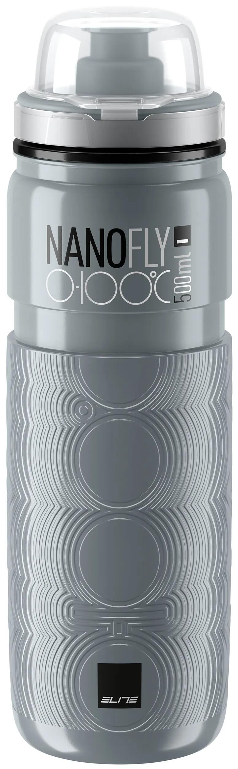 Elite trinkflasche nano fly bottle nano fly 500ml grey