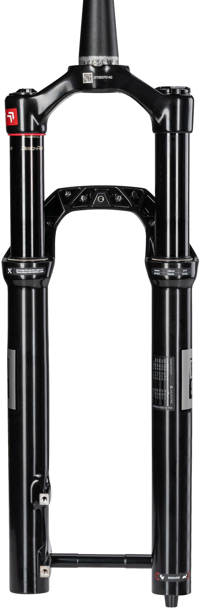 Rockshox federgabel reba gold isolator 3p rs suspension fork reba g 27 130mm 3p crn 44 black