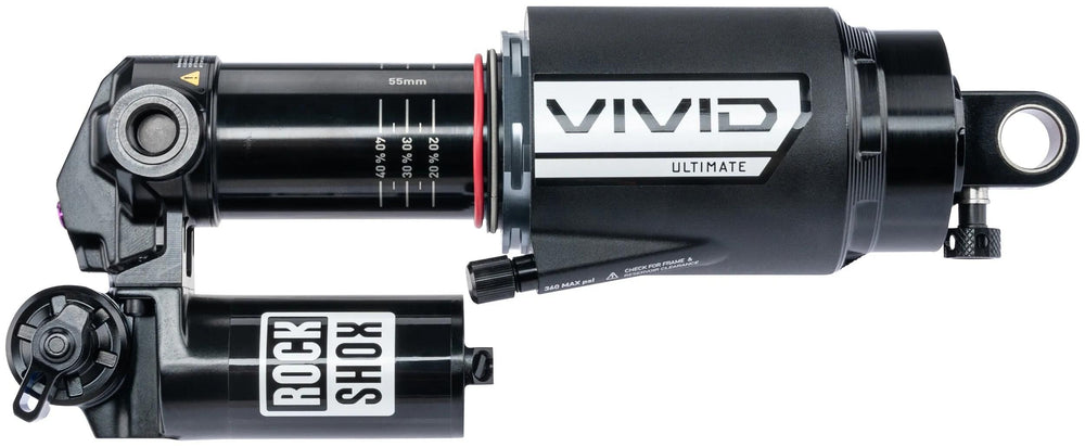 Rockshox federbein vivid ultimate rc2t rear shock rs vivid ult. rc2t 185 x 55mm