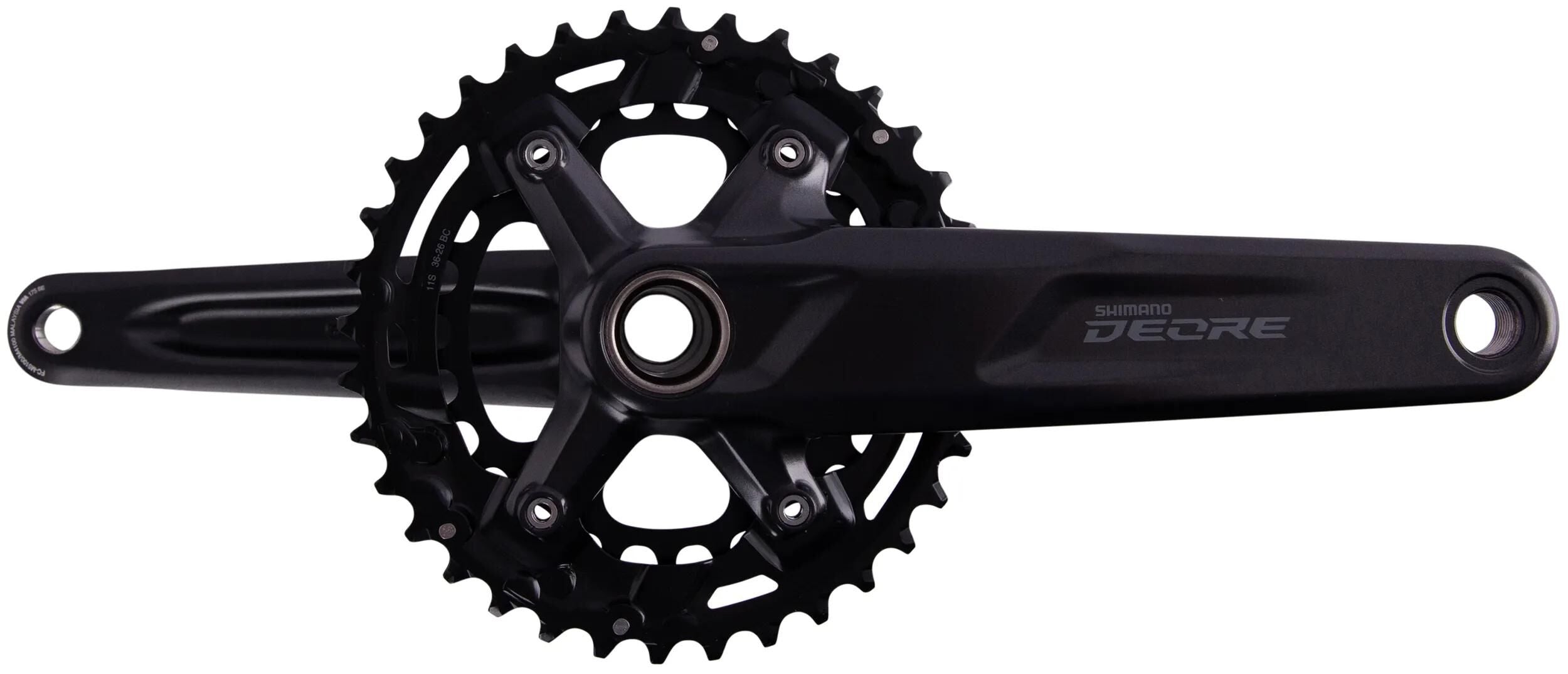 Shimano kettenradgarnitur deore fc-m5100-2 crankset shim.deore 175mm