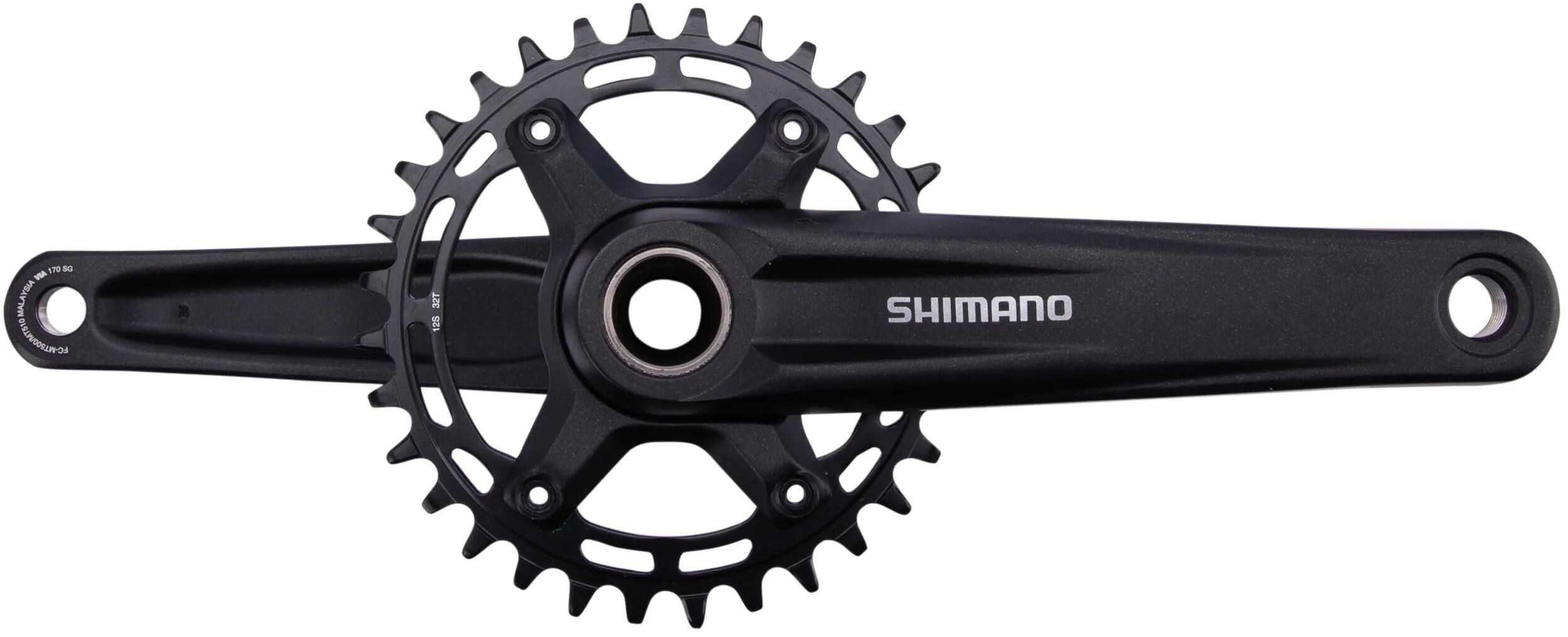Pédalier Shimano FC-MT510-1 12 vitesses - 32 dents - 170 mm - noir