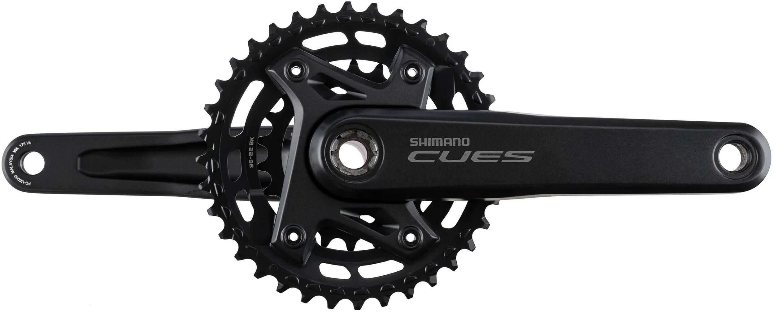 Shimano kettenradgarnitur cues fc-u6000-2 crankset shim.cues fc-u6000-2 36 22t 175mm