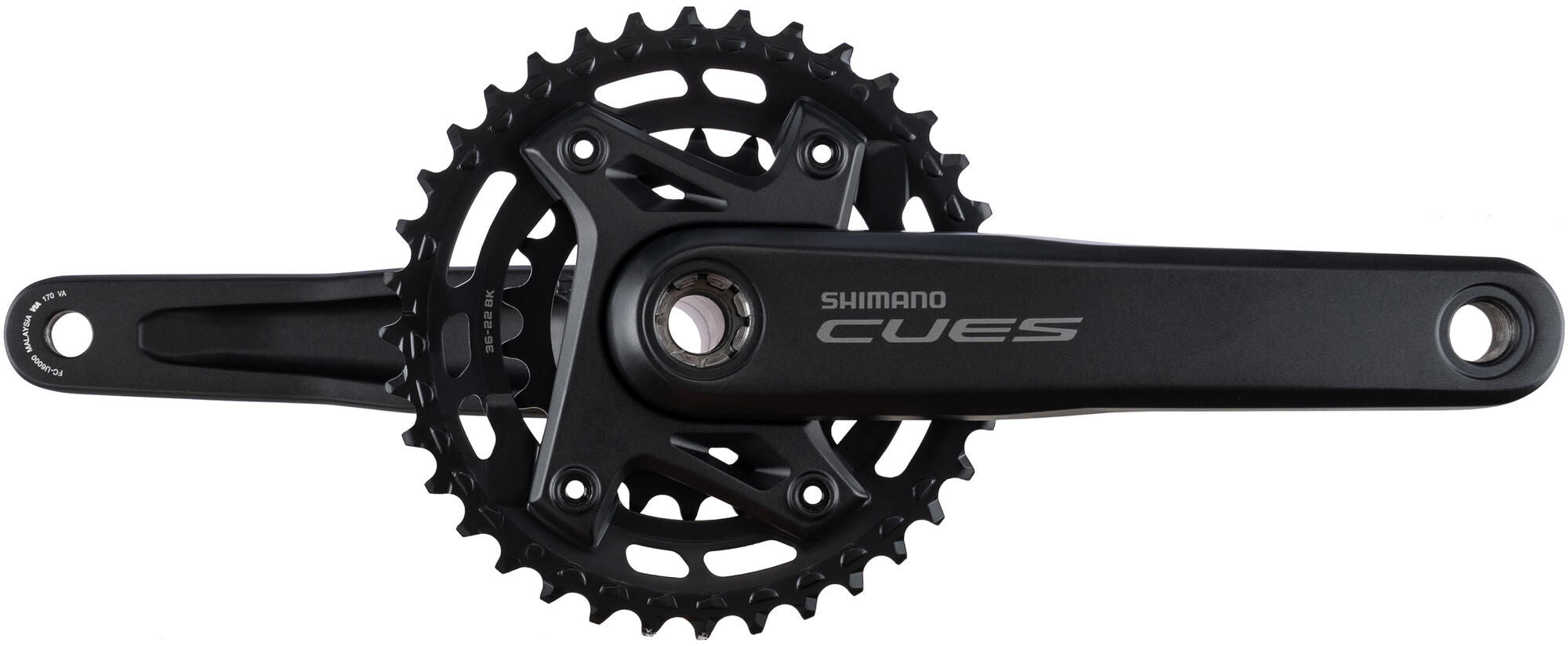 Shimano crankstel cues fc-u6000-2 crankset shim.cues fc-u6000-2 36 22t 170mm