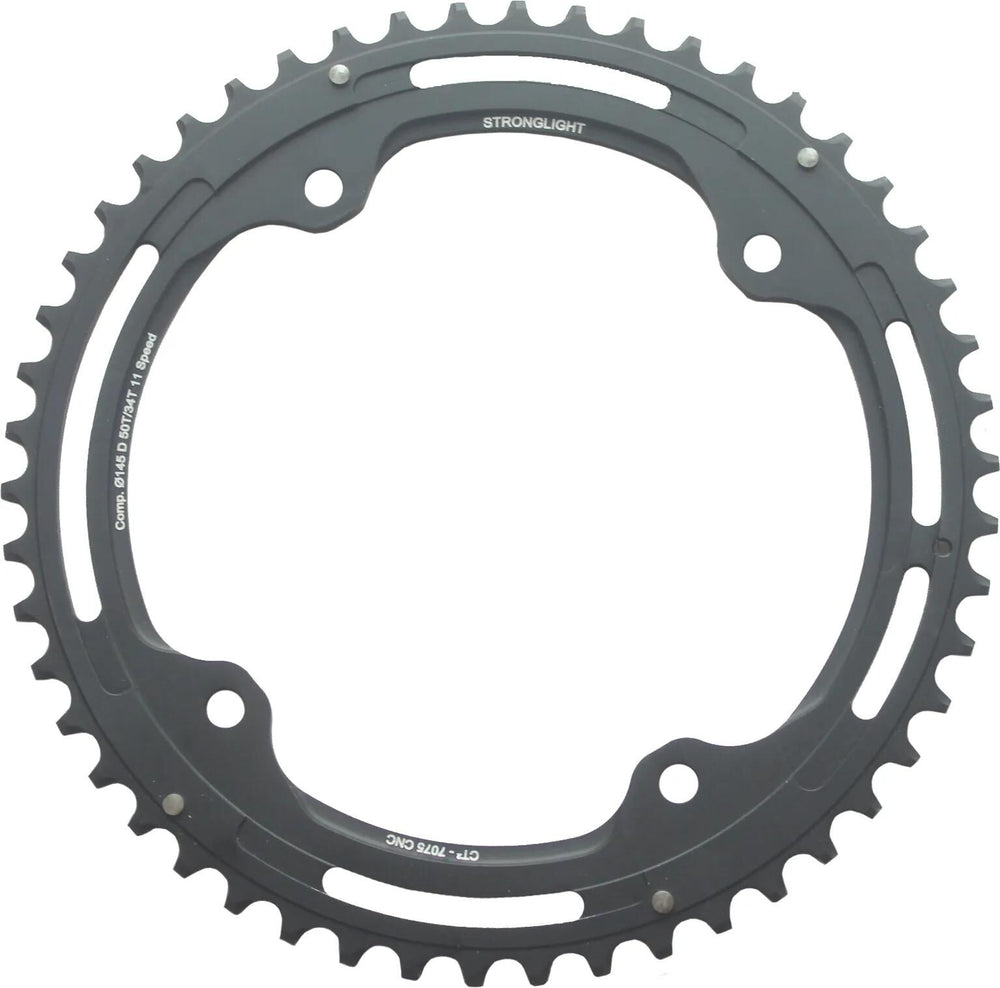 Stronglight kettingblad ct2 chain ring strongl. ct2 50t outer cer.-tefl.coat.