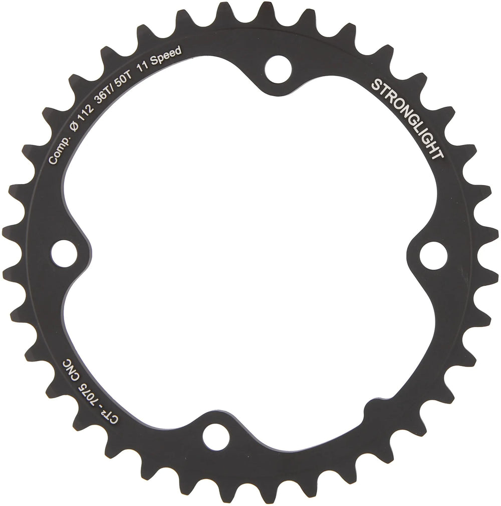 Stronglight kettingblad ct2 chain ring strongl. ct2 36t inner cer.-tefl.coat.