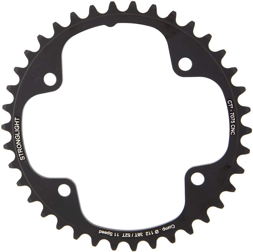 Stronglight kettingblad ct2 chain ring strongl. ct2 38t inner cer.-tefl.coat.