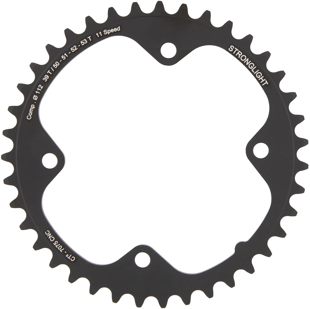 Stronglight kettingblad ct2 chain ring strongl. ct2 39t inner cer.-tefl.coat.